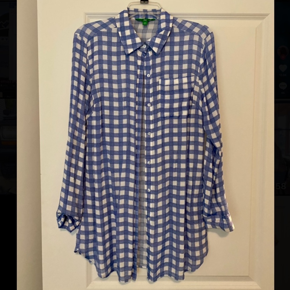 Button up T-shirt dress